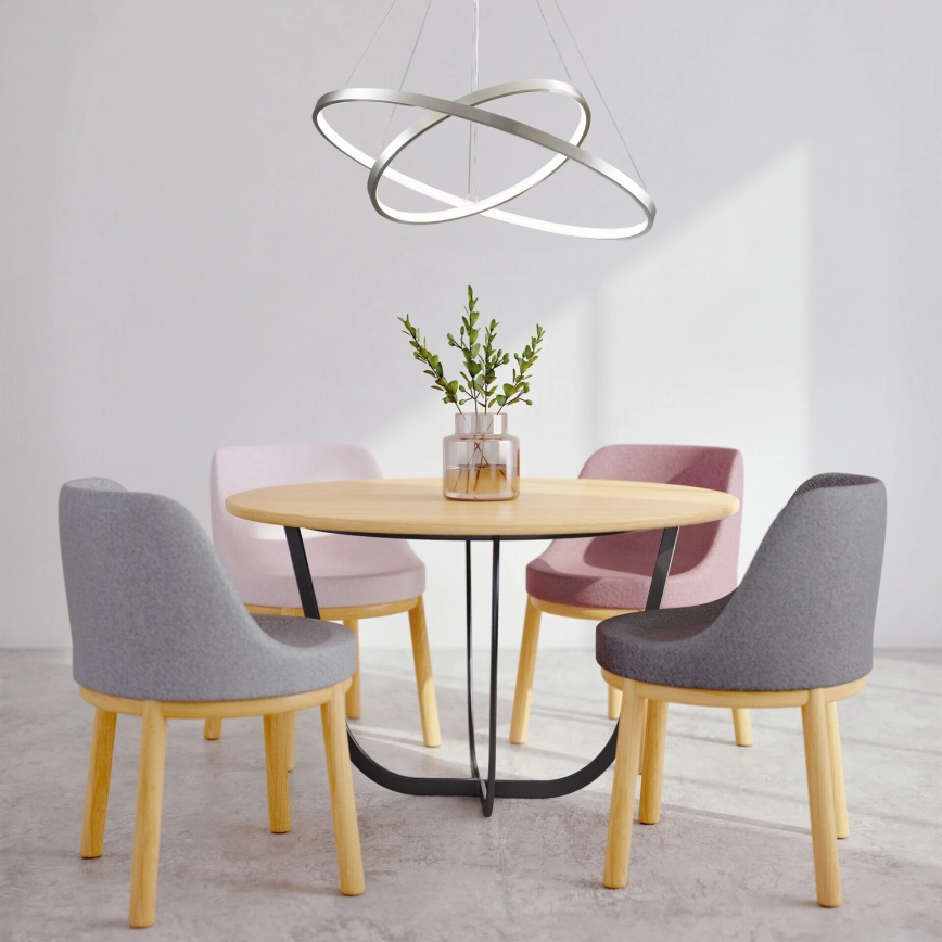 LED Żyrandol na lince LEA LED/35W/230V 4000K śr. 60 cm matowy chrom