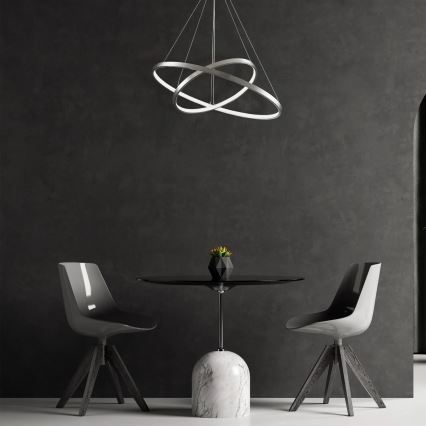 LED Żyrandol na lince LEA LED/35W/230V 4000K śr. 60 cm matowy chrom