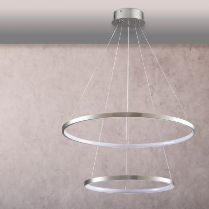LED Żyrandol na lince LEA LED/35W/230V 4000K śr. 60 cm matowy chrom