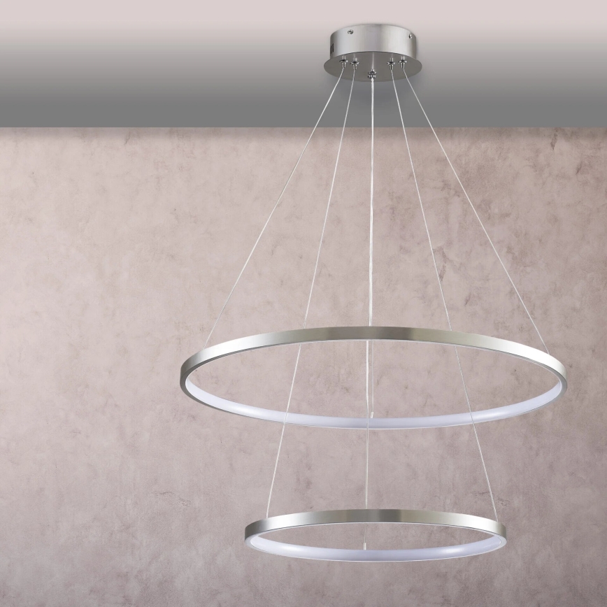 LED Żyrandol na lince LEA LED/35W/230V 4000K śr. 60 cm matowy chrom