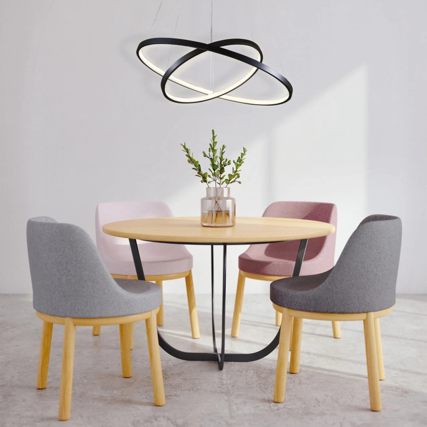 LED Żyrandol na lince LEA LED/35W/230V 4000K śr. 60 cm czarny