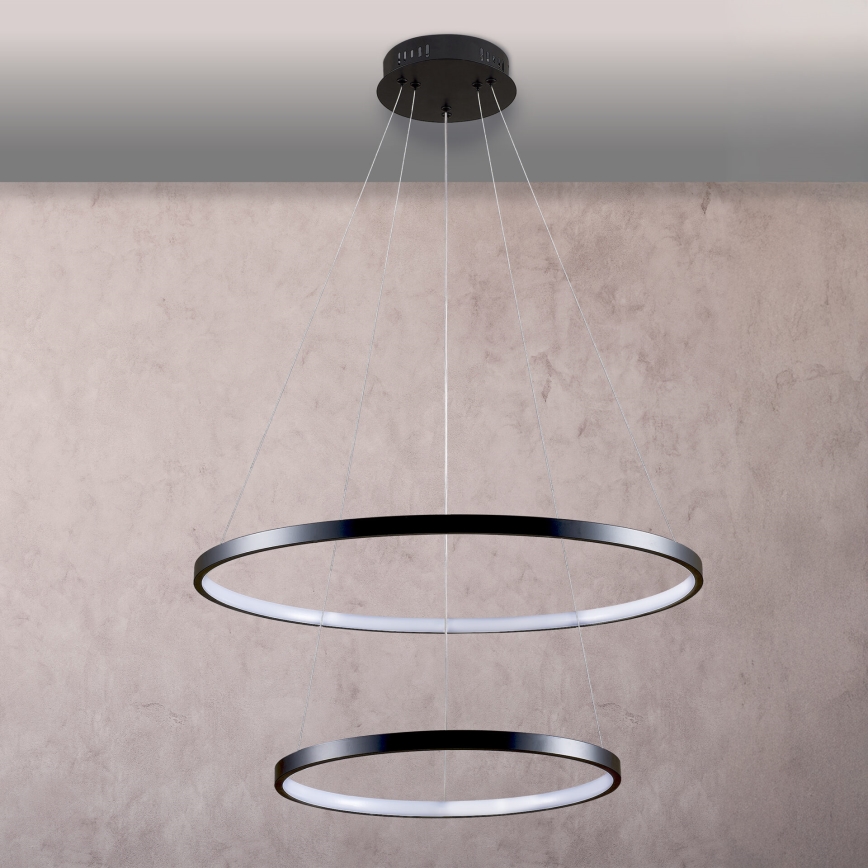 LED Żyrandol na lince LEA LED/35W/230V 4000K śr. 60 cm czarny