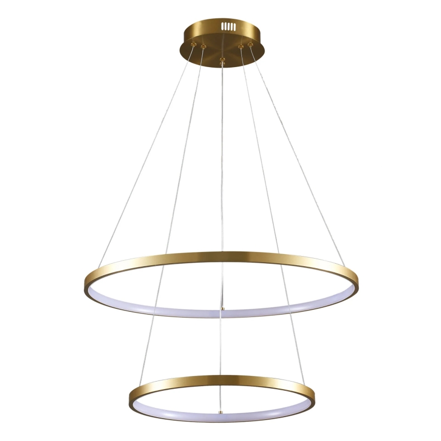 LED Żyrandol na lince LEA LED/35W/230V 4000K śr. 60 cm złoty
