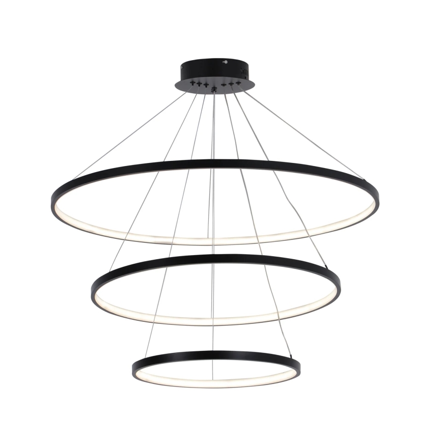 LED Żyrandol na lince LEA LED/60W/230V 4000K śr. 80 cm czarny
