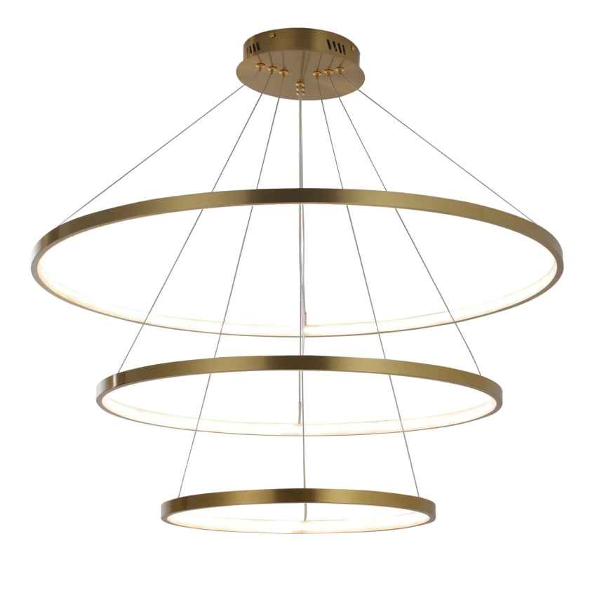 LED Żyrandol na lince LEA LED/60W/230V 4000K śr. 80 cm złoty