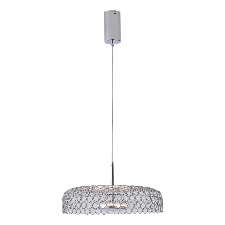 LED Żyrandol na lince LED/10W/230V 3000K chrom błyszczący śr. 35 cm