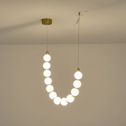 LED Żyrandol na lince LED/12W/230V 3000K
