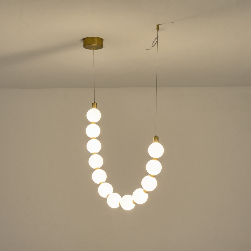 LED Żyrandol na lince LED/12W/230V 3000K