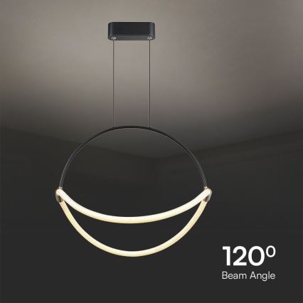 LED Żyrandol na lince LED/16W/230V 4000K śr. 50 cm