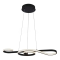 LED Żyrandol na lince LED/18W/230V 3000K czarny