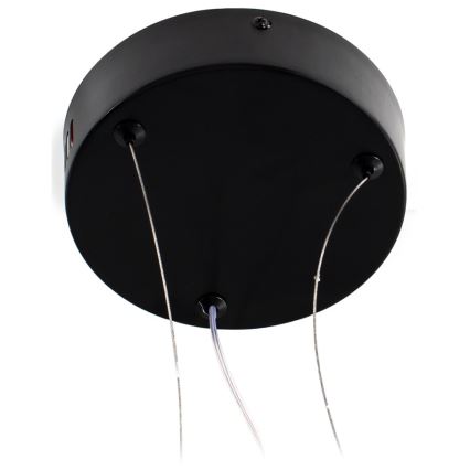 LED Żyrandol na lince LED/18W/230V 3000K czarny