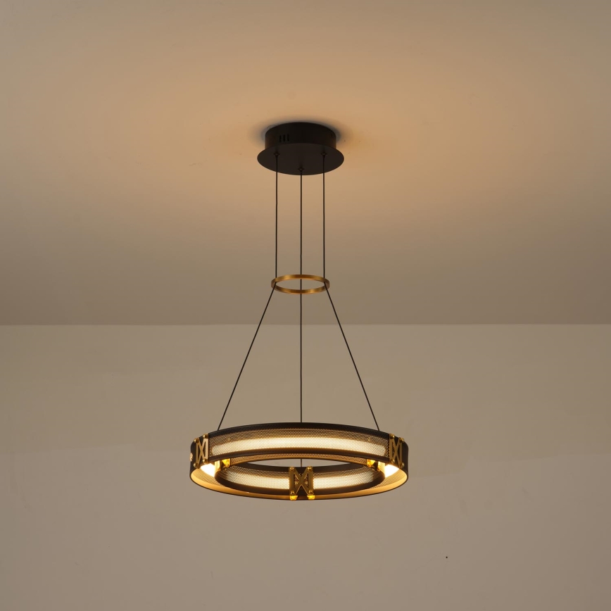 LED Żyrandol na lince LED/21W/230V 3000K 42x120 cm