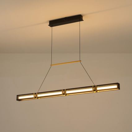 LED Żyrandol na lince LED/21W/230V 3000K 45x120 cm