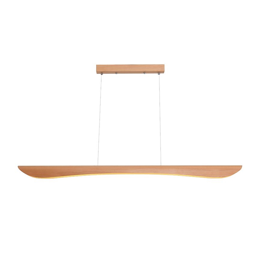 LED Żyrandol na lince LED/22W/230V 4000K 120 cm buk/solidne drewno