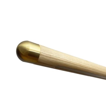 LED Żyrandol na lince LED/22W/230V 4000K 120 cm popiół/solidne drewno