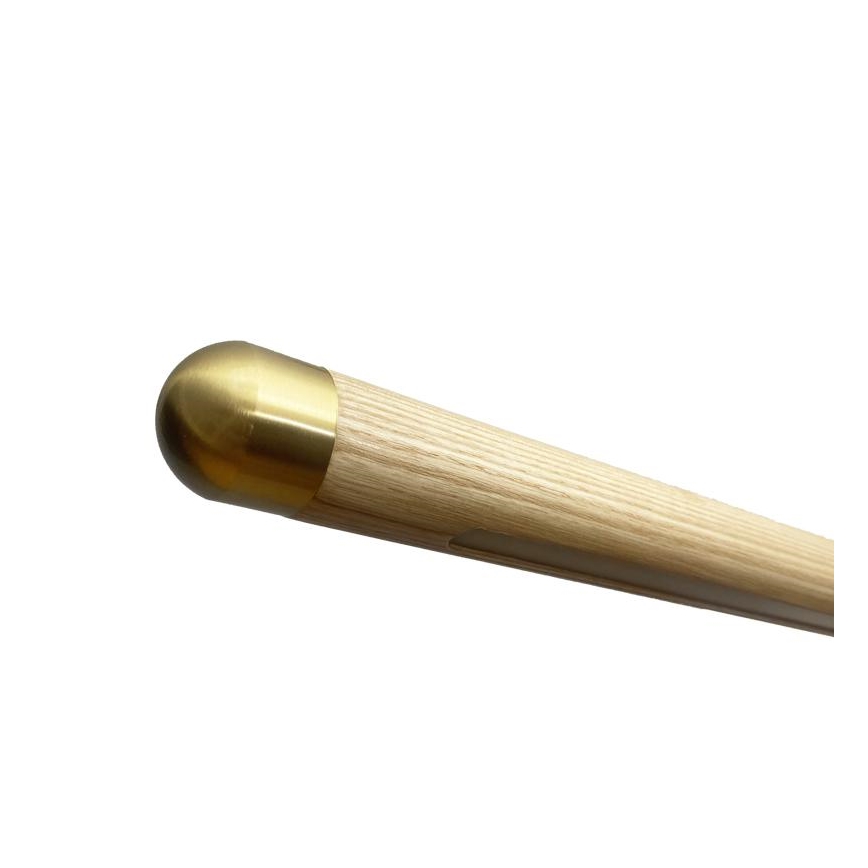 LED Żyrandol na lince LED/22W/230V 4000K 120 cm popiół/solidne drewno