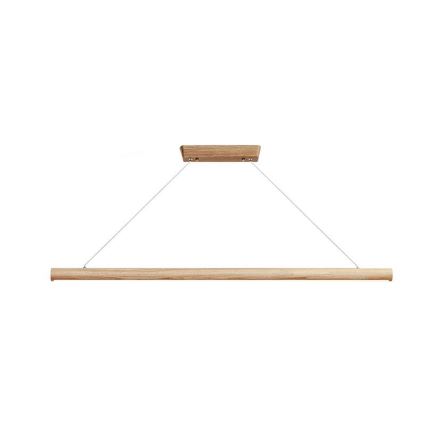 LED Żyrandol na lince LED/22W/230V 4000K 120 cm popiół/solidne drewno