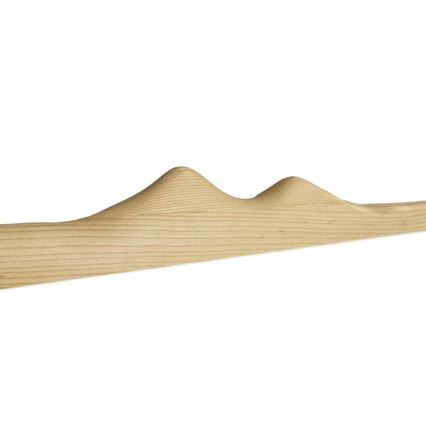 LED Żyrandol na lince LED/22W/230V 4000K 120 cm popiół/solidne drewno