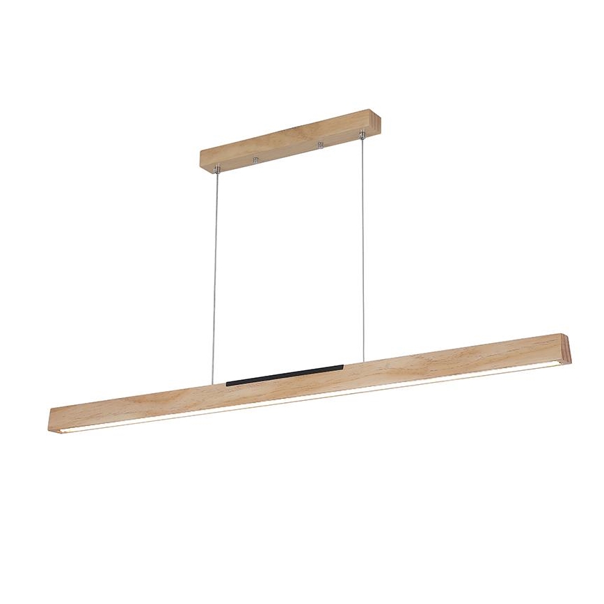LED Żyrandol na lince LED/22W/230V 4000K 120 cm sosna/solidne drewno