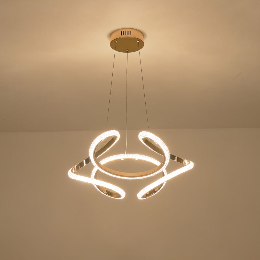 LED Żyrandol na lince LED/24W/230V 3000K 50x120 cm