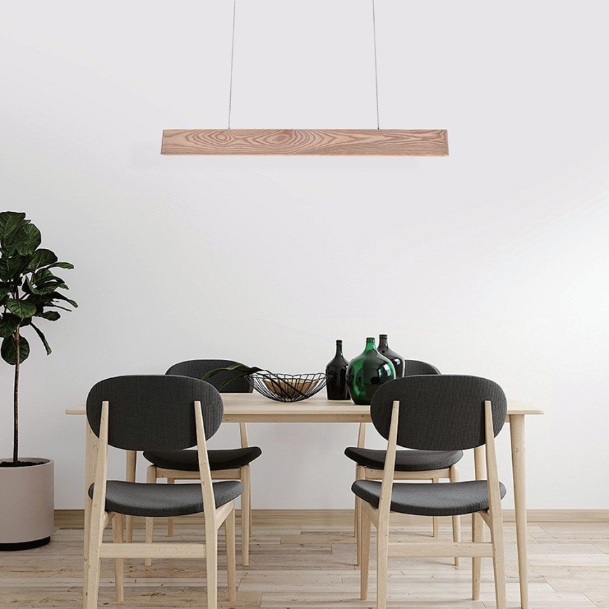 LED Żyrandol na lince LED/24W/230V 3000K brązowy