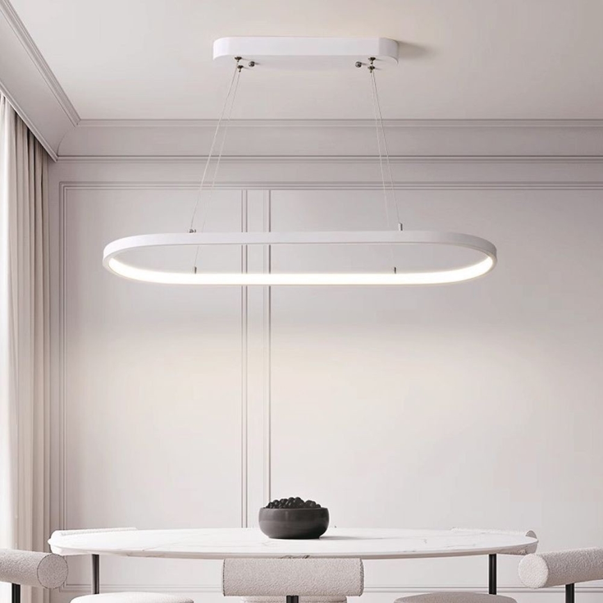 LED Żyrandol na lince LED/24W/230V 4000K biały