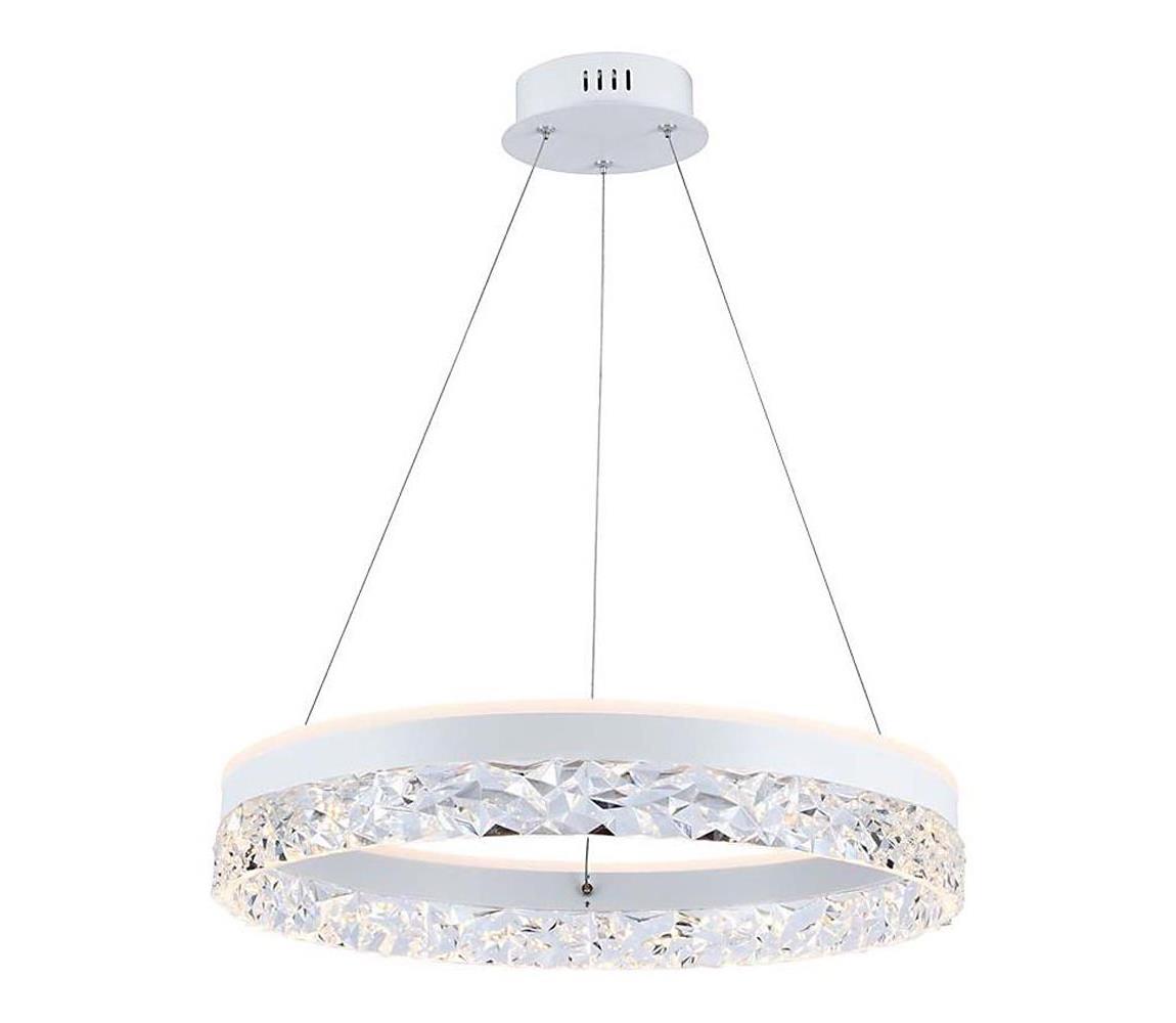 LED Żyrandol na lince LED/25W/230V 3000K śr. 50 cm białe