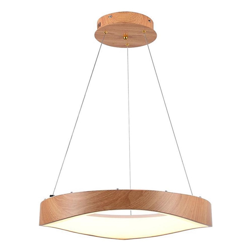 LED Żyrandol na lince LED/25W/230V 3000K ø 50 cm brązowy