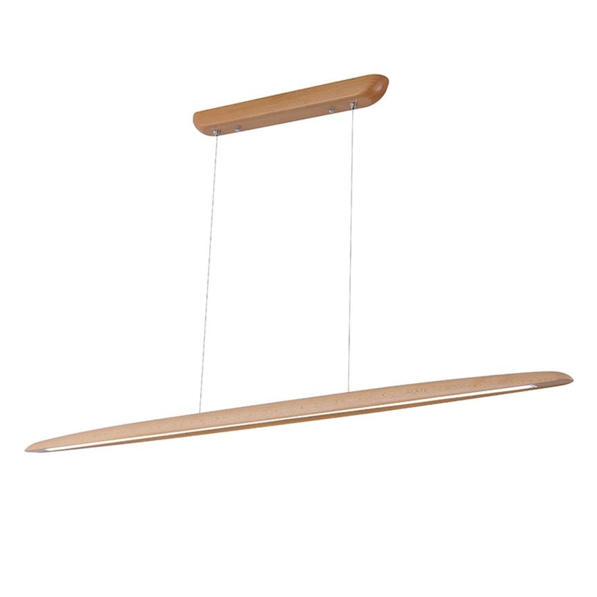 LED Żyrandol na lince LED/26W/230V 4000K 150 cm buk/solidne drewno