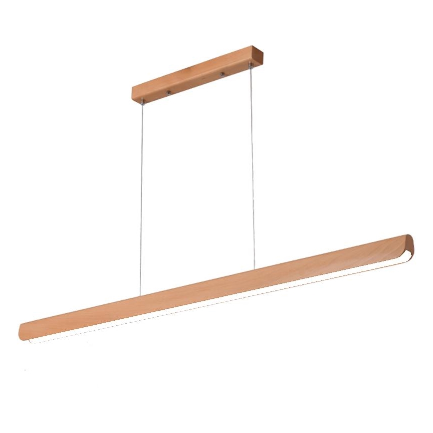LED Żyrandol na lince LED/26W/230V 4000K 150 cm buk/solidne drewno