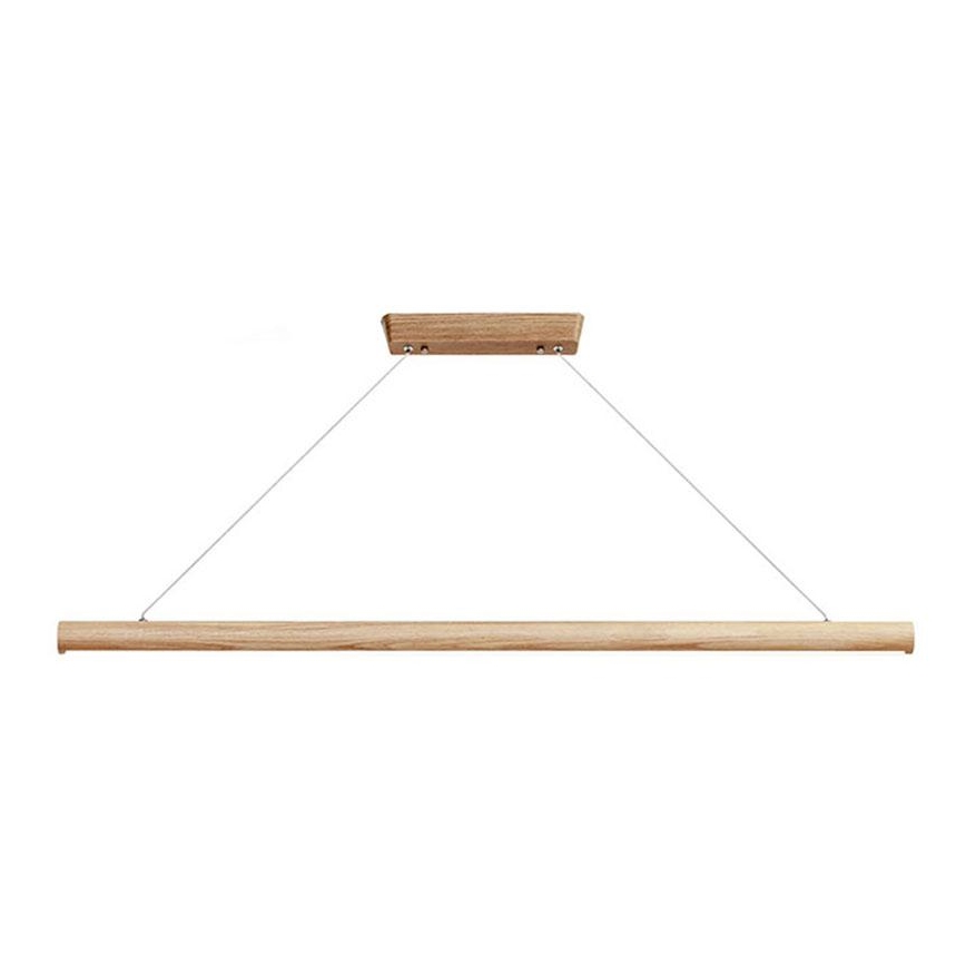 LED Żyrandol na lince LED/26W/230V 4000K 150 cm popiół/solidne drewno