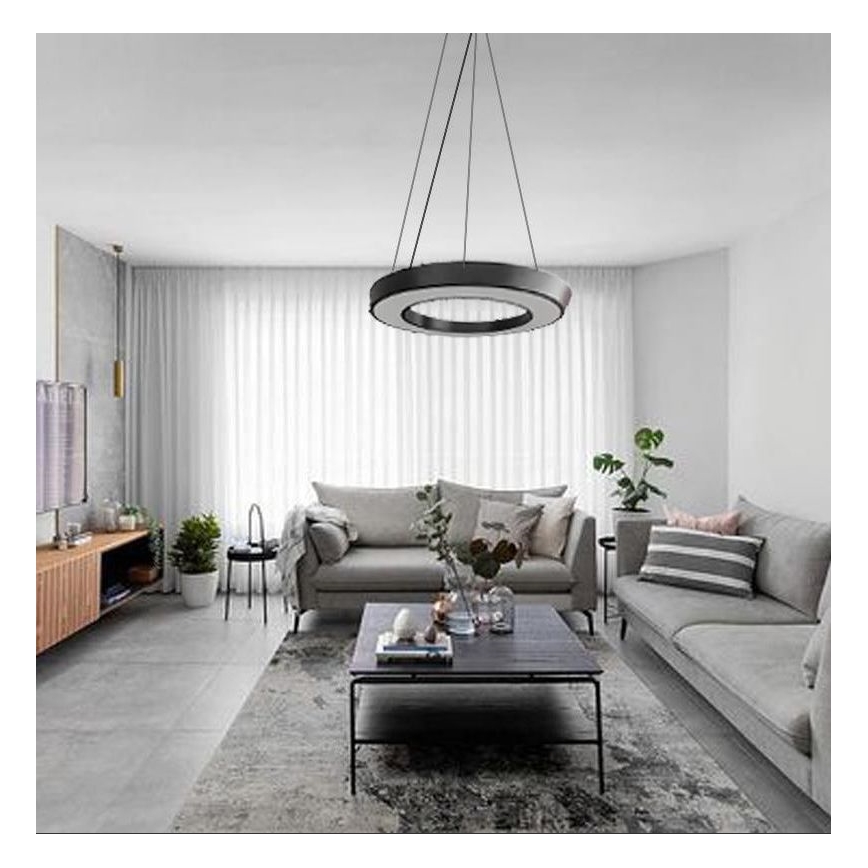 LED Żyrandol na lince LED/30W/230V 4000K śr. 60 cm