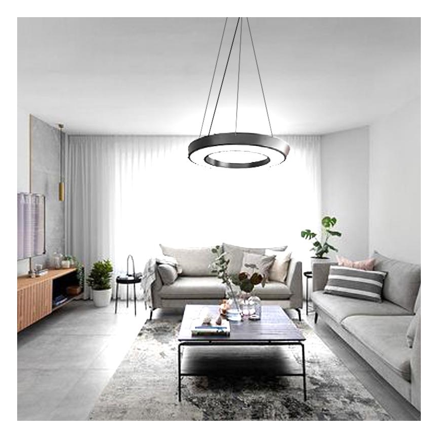LED Żyrandol na lince LED/30W/230V 4000K śr. 60 cm