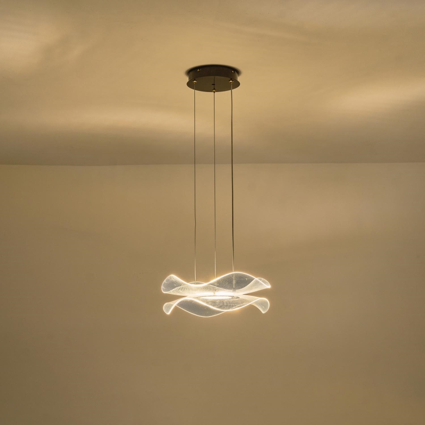 LED Żyrandol na lince LED/34W/230V 3000K