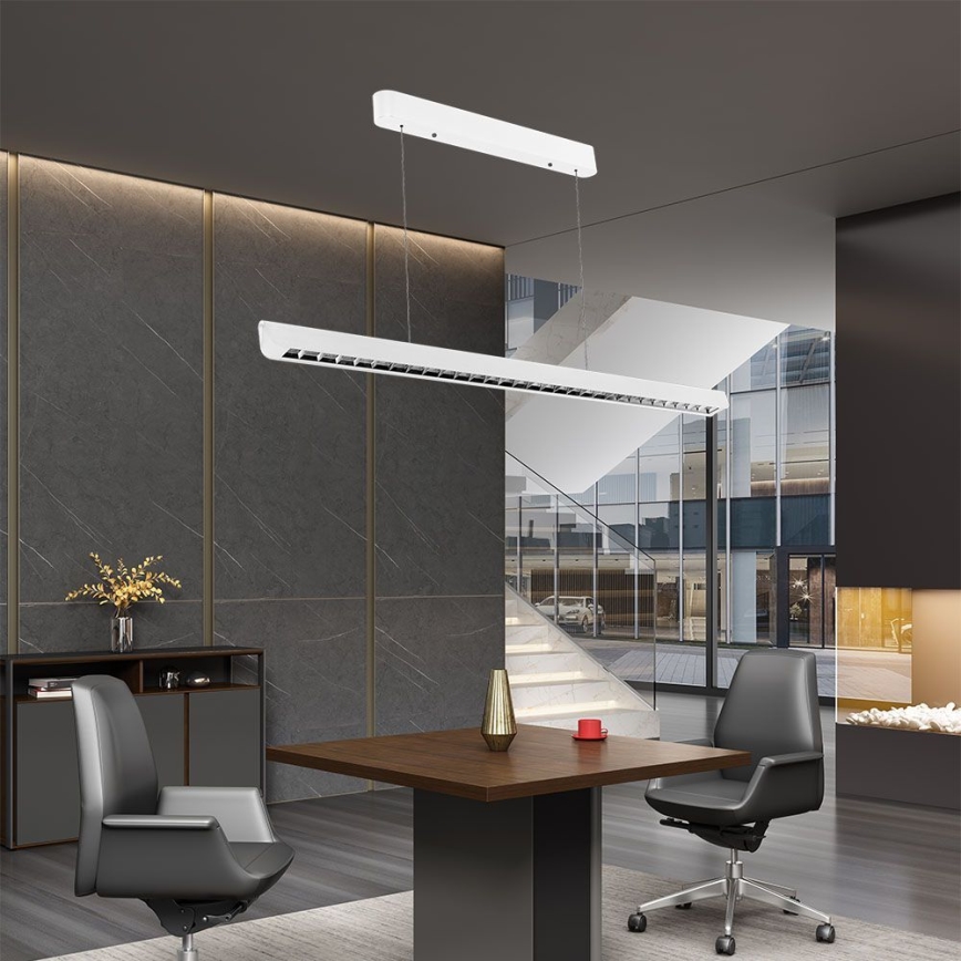 LED Żyrandol na lince LED/36W/230V 3000/4000/6400K biały