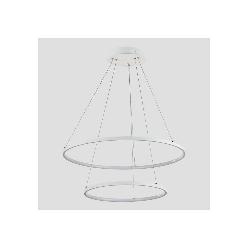 LED Żyrandol na lince LED/37W/230V 3000K biały