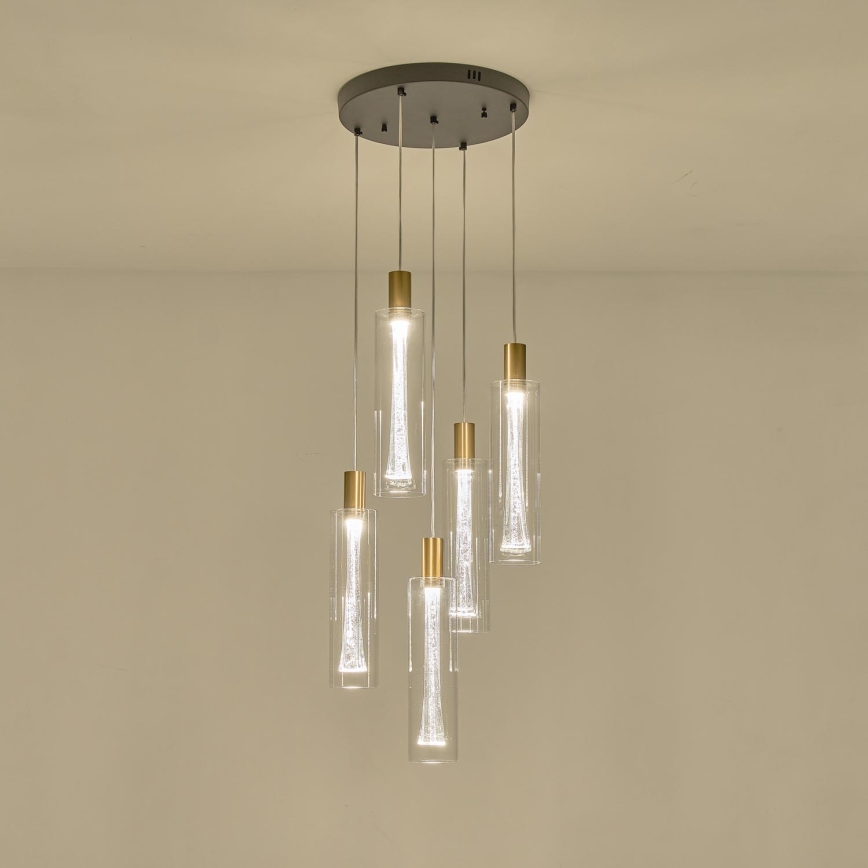 LED Żyrandol na lince LED/38W/230V 3000K