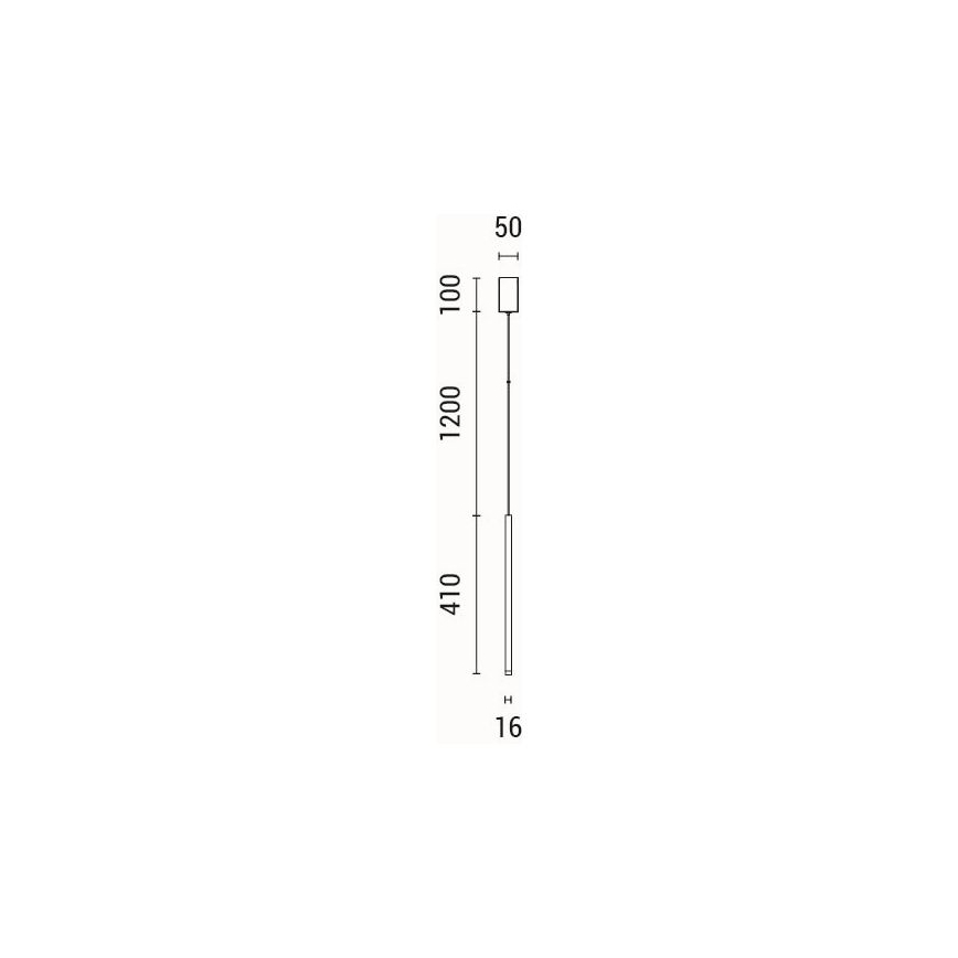 LED Żyrandol na lince LED/3W/230V 3000K śr. 5 cm