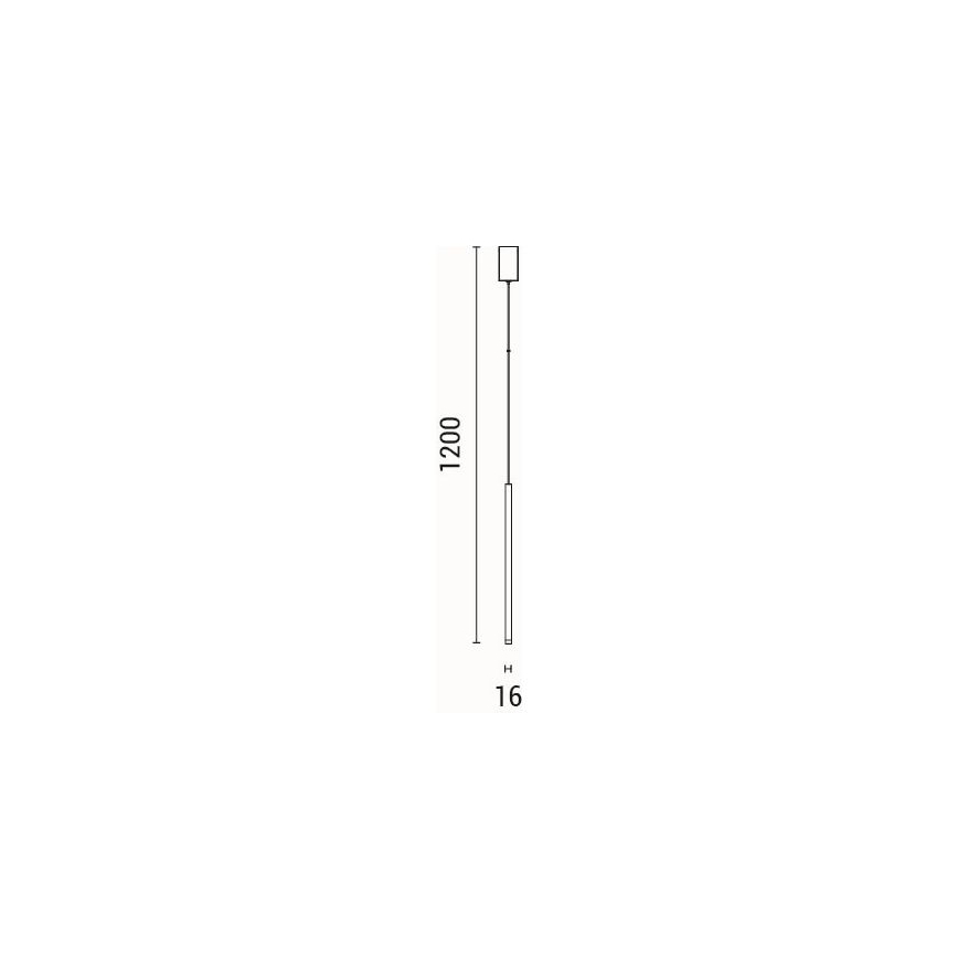 LED Żyrandol na lince LED/3W/230V 3000K śr. 6 cm