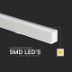 LED Żyrandol na lince LED/40W/230V 3000/4000/6400K biały