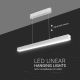LED Żyrandol na lince LED/40W/230V 3000/4000/6400K biały