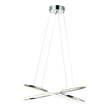LED Żyrandol na lince LED/40W/230V 4000K chrom błyszczący