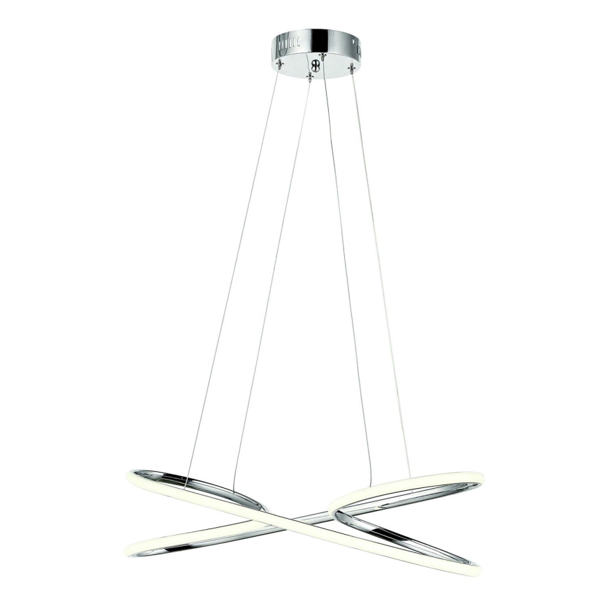 LED Żyrandol na lince LED/40W/230V 4000K chrom błyszczący