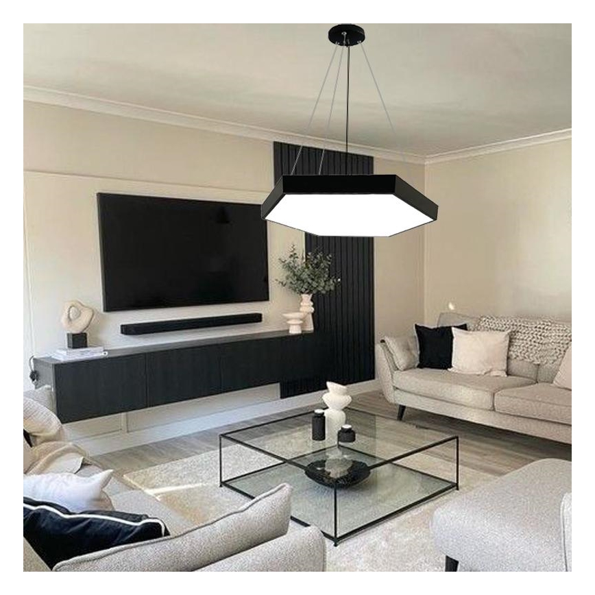 LED Żyrandol na lince LED/40W/230V 4000K śr. 60 cm