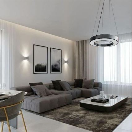 LED Żyrandol na lince LED/40W/230V 4000K śr. 80 cm