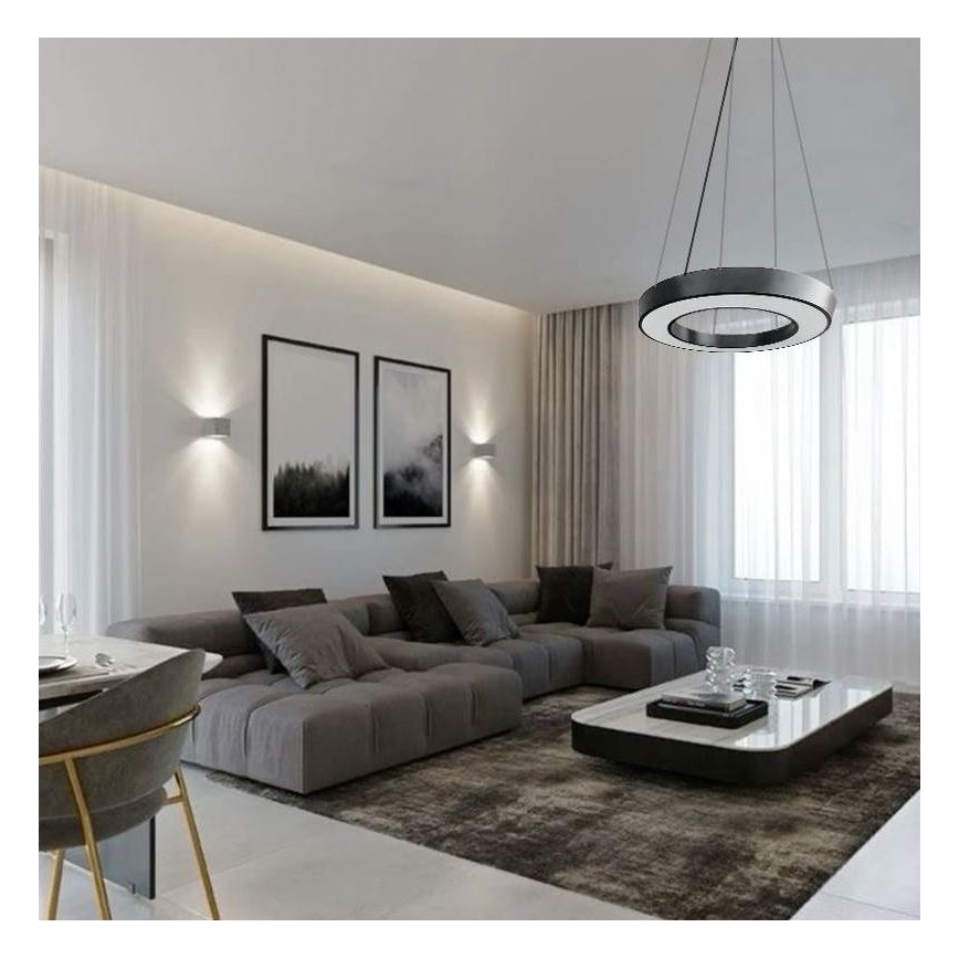 LED Żyrandol na lince LED/40W/230V 4000K śr. 80 cm