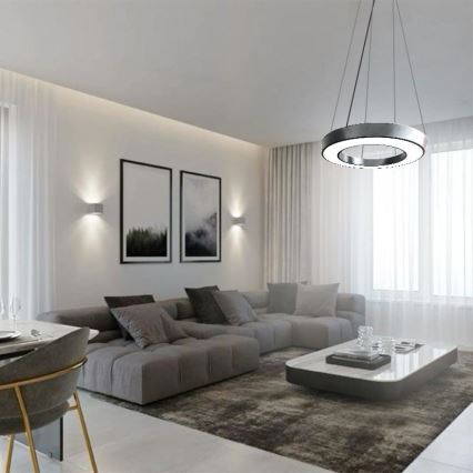 LED Żyrandol na lince LED/40W/230V 4000K śr. 80 cm