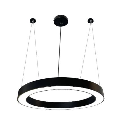 LED Żyrandol na lince LED/50W/230V 4000K śr. 100 cm czarny