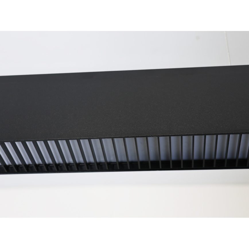 LED Żyrandol na lince LED/55W/230V 3000/4000/6500K 120 cm czarny