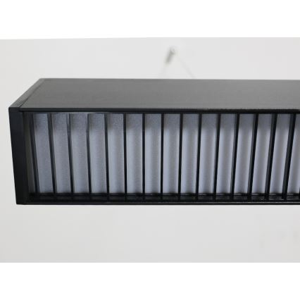 LED Żyrandol na lince LED/55W/230V 3000/4000/6500K 120 cm czarny